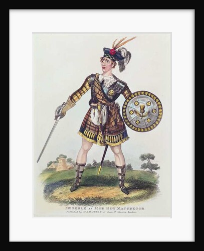 Portrait of Thomas James Serle as Rob Roy Macgregor by English School