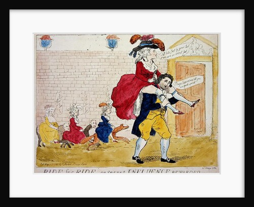Ride for Ride or Secret Influence Rewarded, 1784 by English School
