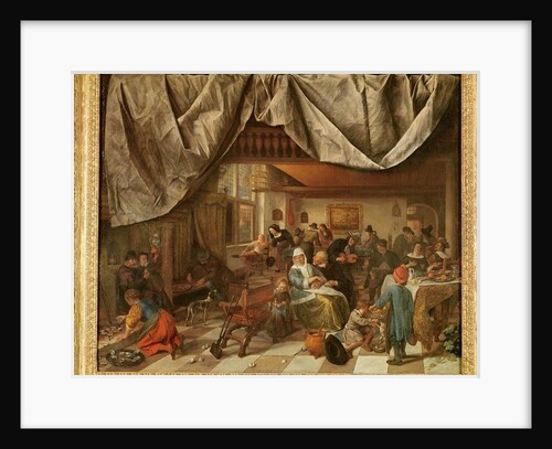 The Brewery of Jan Steen by Jan Havicksz. Steen
