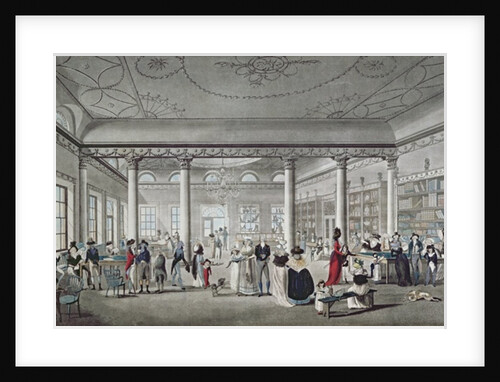 Hall's Library at Margate, 1789 by Thomas Malton