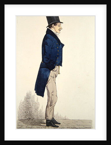 Charley the Principald Broker, 4th May 1822 by Richard Dighton