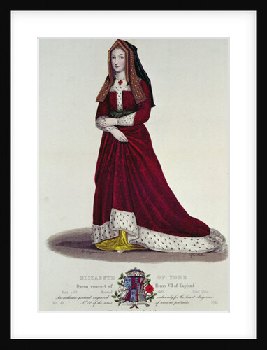 Portrait of Elizabeth of York, 1841 by (after) English School