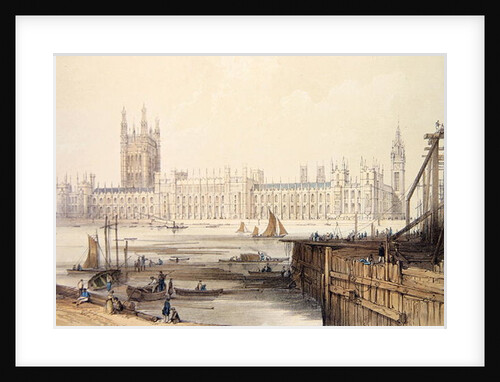 The New Houses of Parliament by Thomas Colman (after) Dibdin