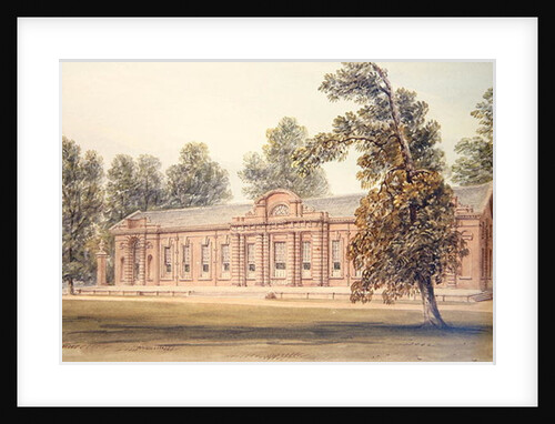 The Orangery or Greenhouse in the Garden of Kensington Palace by John Edmund Buckley