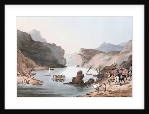 Pass of the Tagus at Villa Velha into the Alemtejo, 20th May 1811 engraved by C. Turner by Thomas Staunton St. Clair