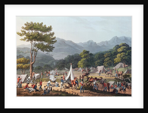 Troops Bivouacked near Villa Velha by Thomas Staunton St. Clair