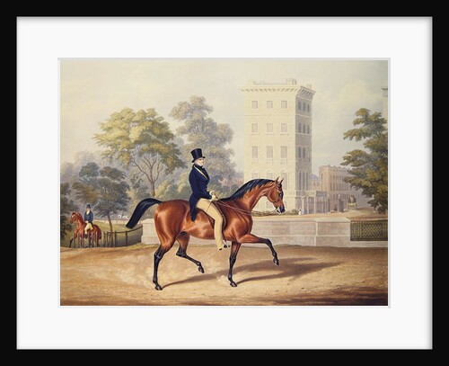 The Marquis of Anglesea on Horseback in Hyde Park, in his 80th year by George Henry Laporte