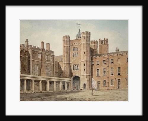 Principal Court of St.James's Palace by John Buckler