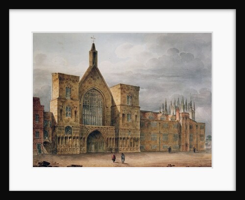 Entrance to Westminster Hall, 1807 by John Coney
