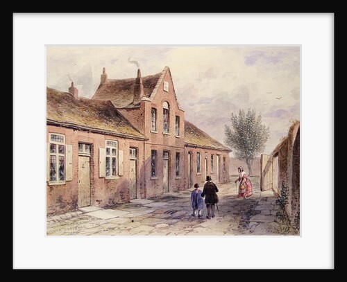 Witcher's Alms Houses Tothill Fields, 1850 by Thomas Hosmer Shepherd