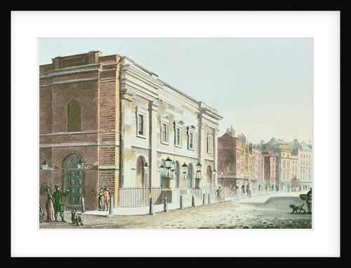 New Drury Lane Theatre, 1812 by Rudolph Ackermann
