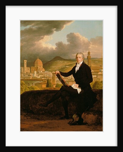 Artist in an Italian City by English School