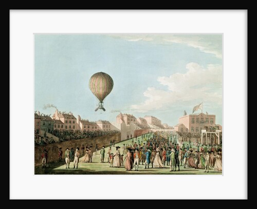 Vincent Lunardi's Aerial Ascent from the Artillery Ground, 15th September 1784 by English School