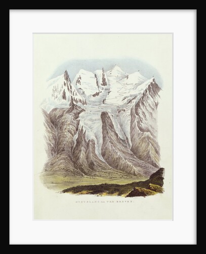 Mont Blanc from Brevin by School English