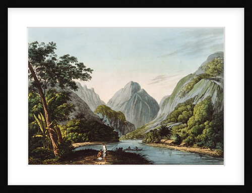 A View in Oheitepha Bay on the Island of Otaheite by John (after) Webber