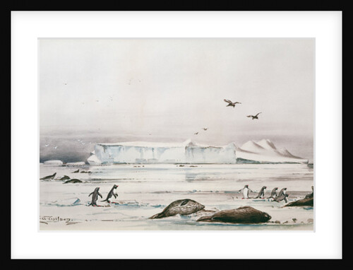 Antarctic Landscape by Edward Adrian Wilson