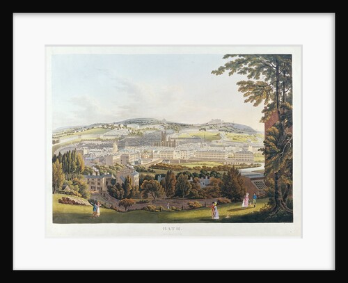A View of Bath, 1817 by English School