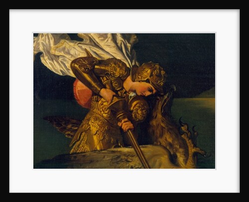 Ruggiero Rescuing Angelica by Jean Auguste Dominique Ingres