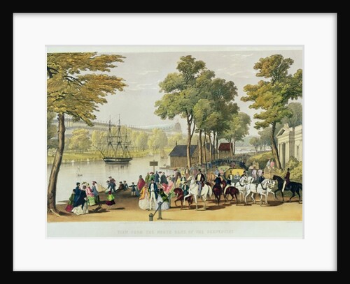 View from the North Bank of the Serpentine, 1851 by Philip Brannan