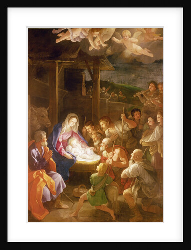 L'Adoration des Bergers, vers 1640 by Guido Reni