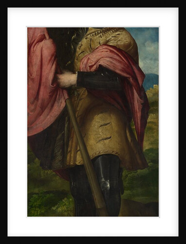 St. Alexander, a panel from the altarpiece 'The Nativity with Saints', 1524 by Girolamo Romanino