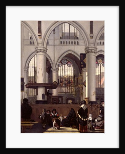The Interior of Oude Kerk, Amsterdam, c.1660 by Emanuel de Witte