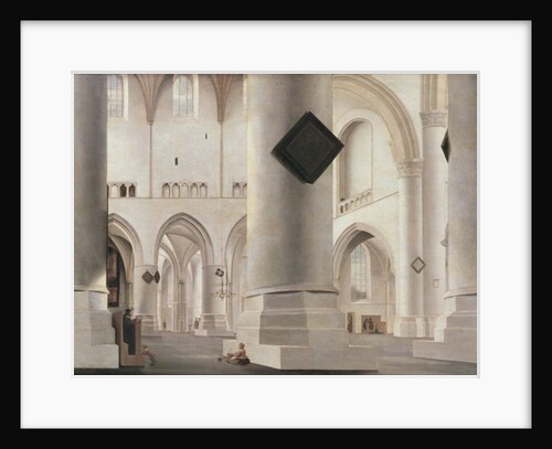 Interior of the Grote Kerk, Amsterdam, c.1637 by Pieter Jansz Saenredam