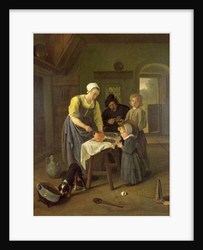 Peasant Family at Meal time, c.1665 by Jan Havicksz. Steen