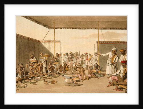 A Marratta Surdar entertaining Brahmuns by Thomas Baxter