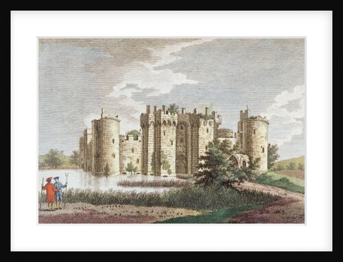 Bodiam Castle, Sussex, 7th January 1778 by English School