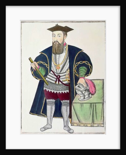 Portrait of Vasco de Gama by Pedro Barretto de Resende