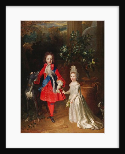 Prince James Francis Edward Stuart and Princess Maria Theresa Stuart, 1695 by Nicolas de Largilliere