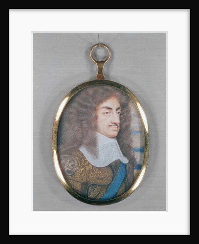 Miniature of Charles II by English School
