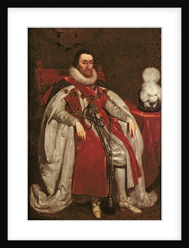 King James I of England and VI of Scotland, 1621 by Daniel Mytens