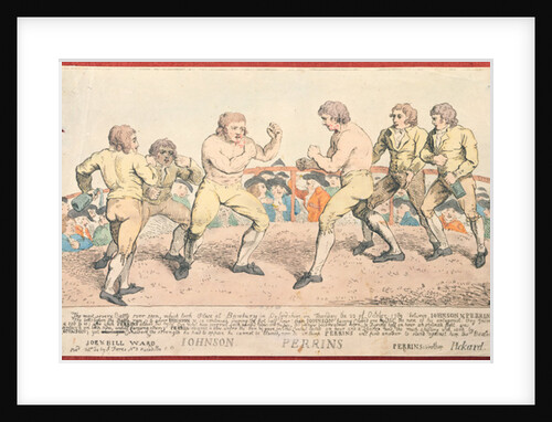 Johnson against Perrins, 22nd October 1789 by English School