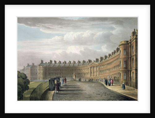 Lansdown Crescent, Bath, 1820 by David Cox