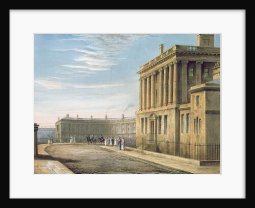 The Royal Crescent, Bath 1820 by David Cox