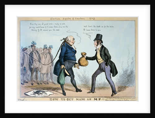 How to get made an MP, 19th July 1830 by William Heath