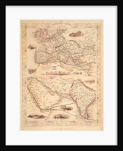 Overland Route to India by John Rapkin