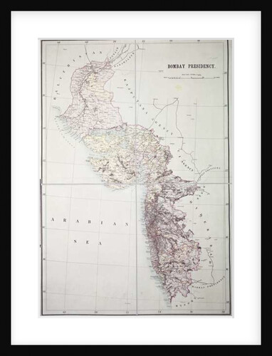 Bombay Presidency, 1890 by English School