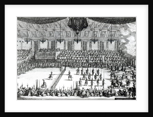Combat a la Barriere by Jacques Callot