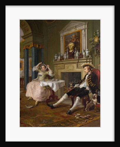 Marriage a la Mode:II- The Tete a Tete, c.1743 by William Hogarth