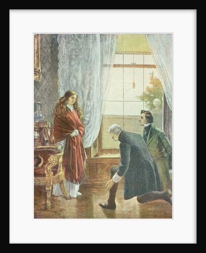 Princess Victoria receiving the news of her Accession to the Throne, 21st June 1837 by English School