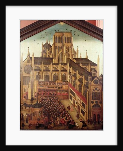 Dr. J. King's Sermon at St. Pauls Cathedral in 1616, 1624 by English School