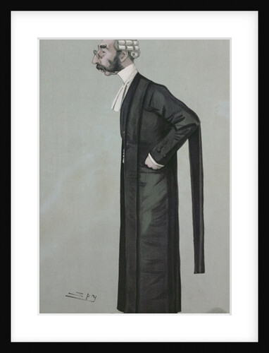 A Sporting Lawyer, form 'Vanity Fair', 17th March 1898 by Leslie Matthew (1851-1922) Ward