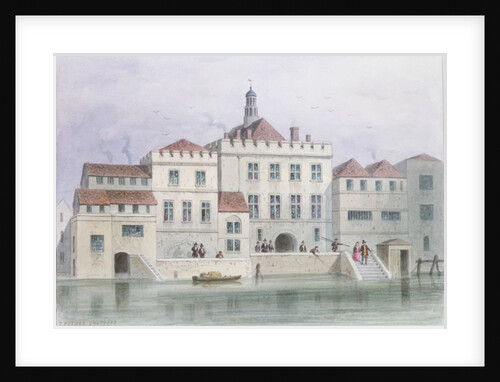 View of Old Fishmongers Hall, 1650 by Thomas Hosmer Shepherd