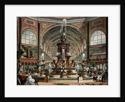 Interior of the Crystal Palace by English School