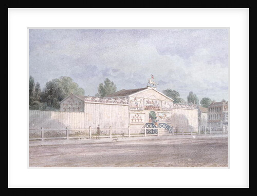 Exterior view of Astley's Amphitheatre, 1777 by William Capon