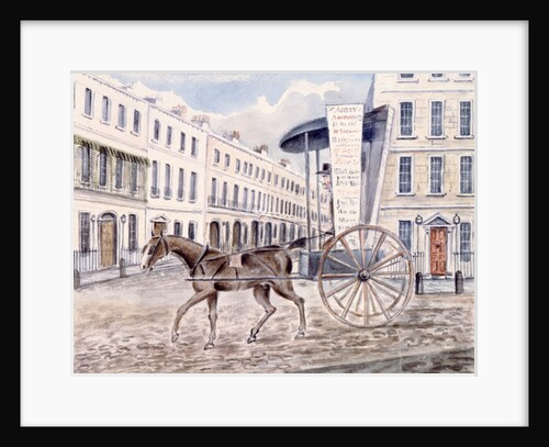 Astley's Advertising Cart by Thomas Hosmer Shepherd