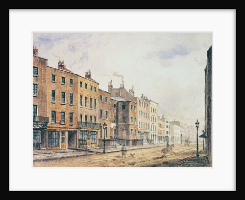 View of Marylebone High Street, 1848 by Charles Bigot